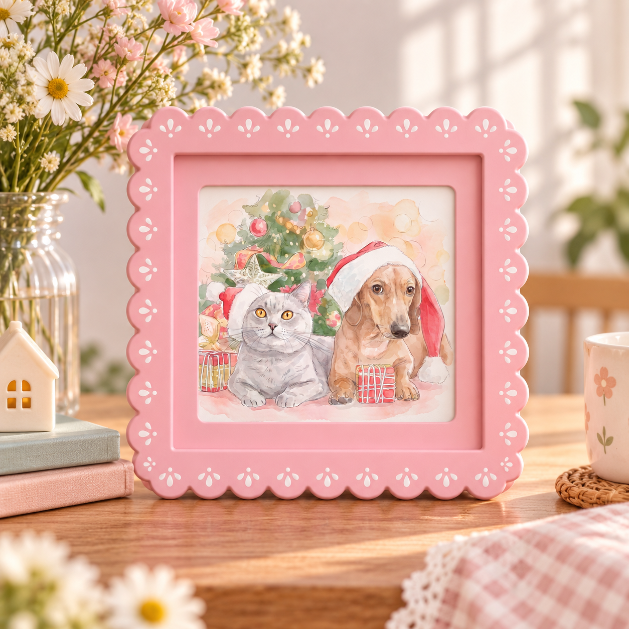 Styled Lala's Marie artwork in exact photo frame