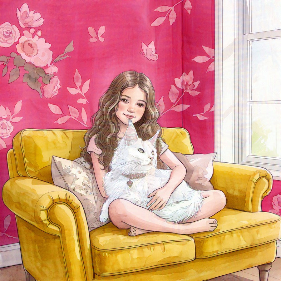 Lala in her studio